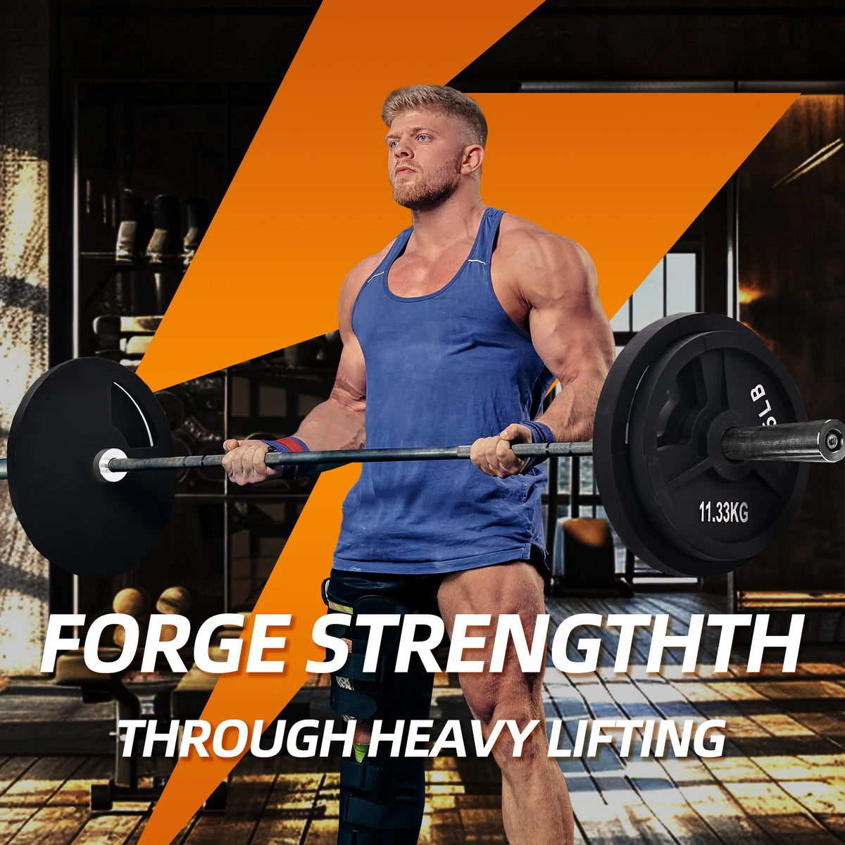 Cast Iron Weight Plates, Black, 2-Inch,Multiple Weight Options, Pair or Set, for Strength Training & Home Gym