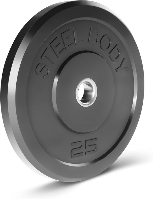 Olympic Rubber Bumper Weight Plate - 10 Lb. / 25 Lb. / 35 Lb. / 45 Lb. Workout Weights