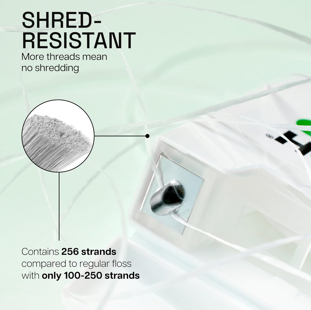 Waxed Dental Floss, Mint, Plaque Remover for Teeth, Shred Resistant, Floss Slides Smoothly, Easy to Use, Waxed, Deep Cleaning Teeth, Oral Care, PFAS Free, for Adults & Kids, 6 Pack, 55 Yd