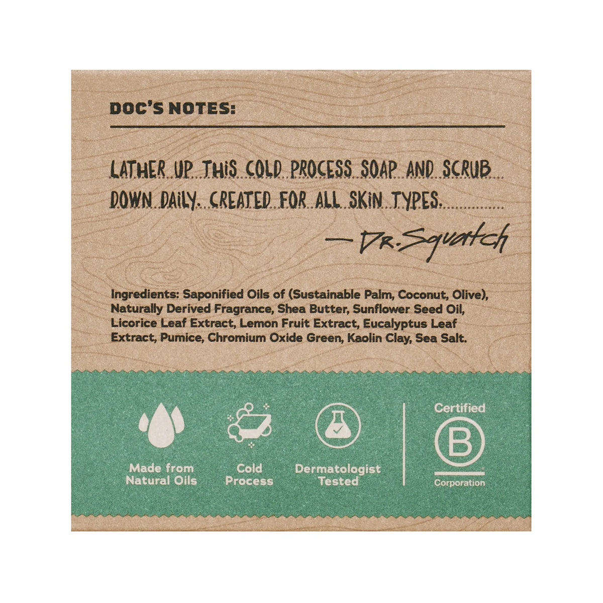Rainforest Rapids Natural Bar Soap for Men, 5 Oz