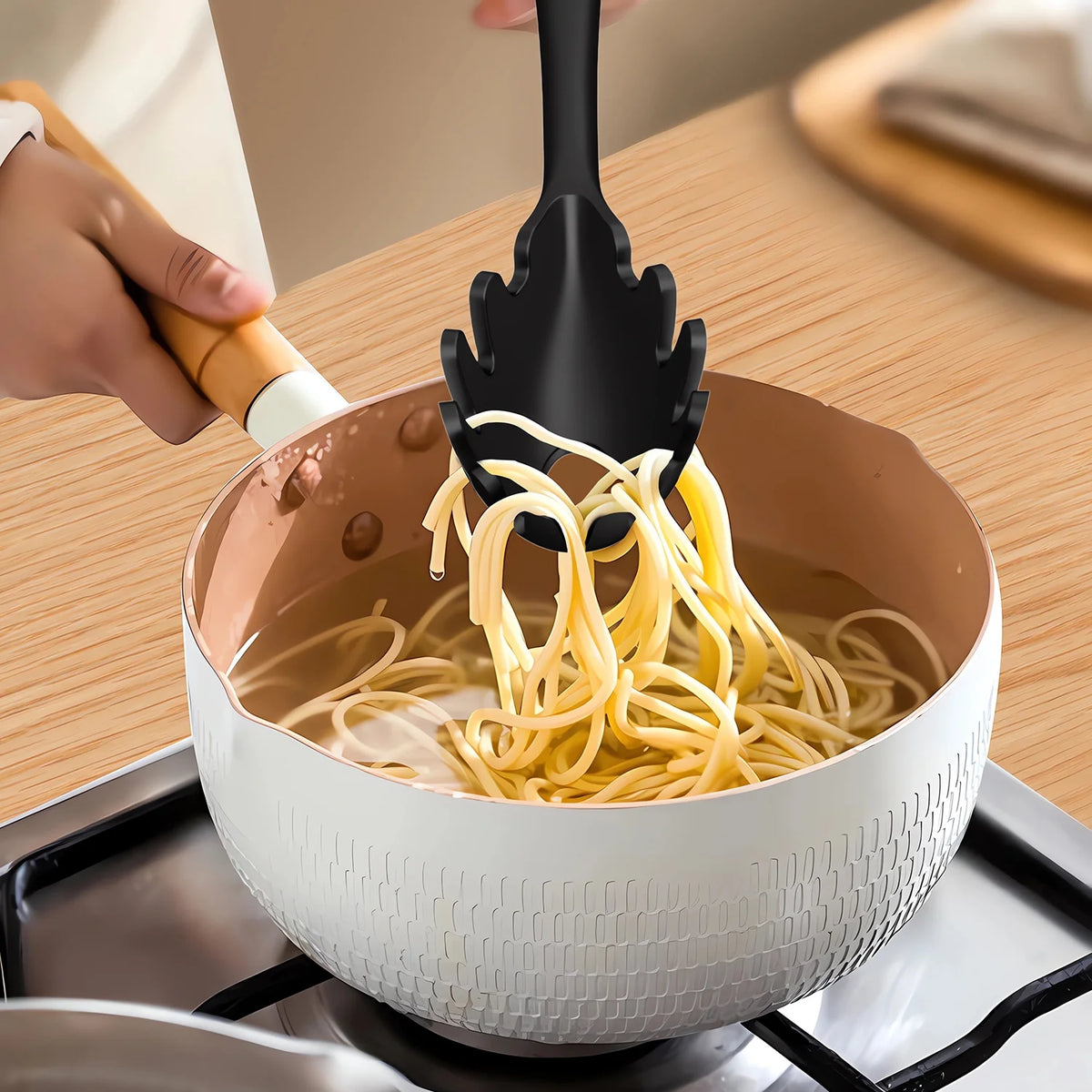 Black Silicone Cooking Utensils Set