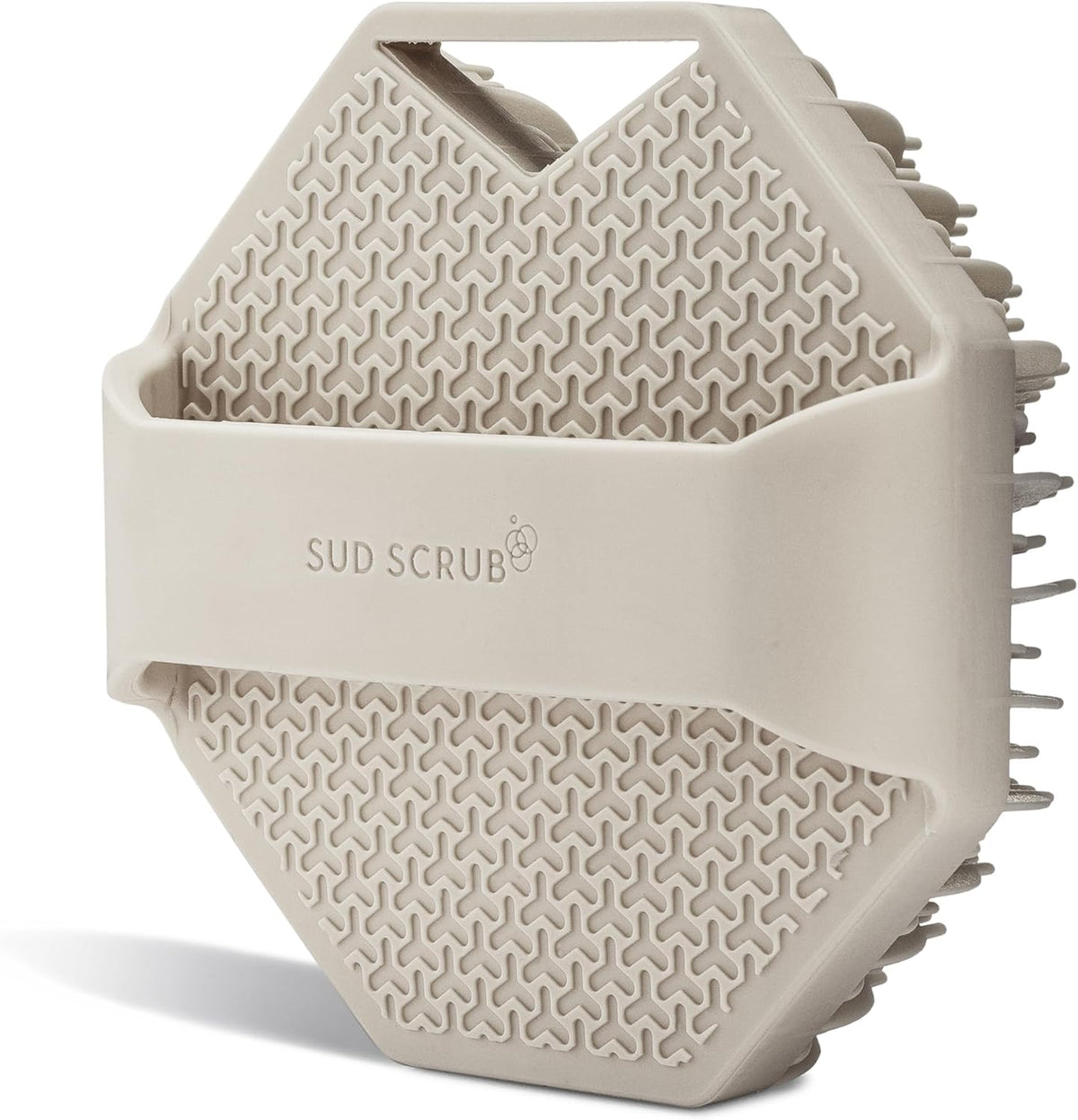 ® Antimicrobial Silicone Body Scrubber, Exfoliating Body Scrubber for Sensitive Skin, Eco Friendly Shower Scrubber for Body, Silicone Body Brush for Showering, Clay