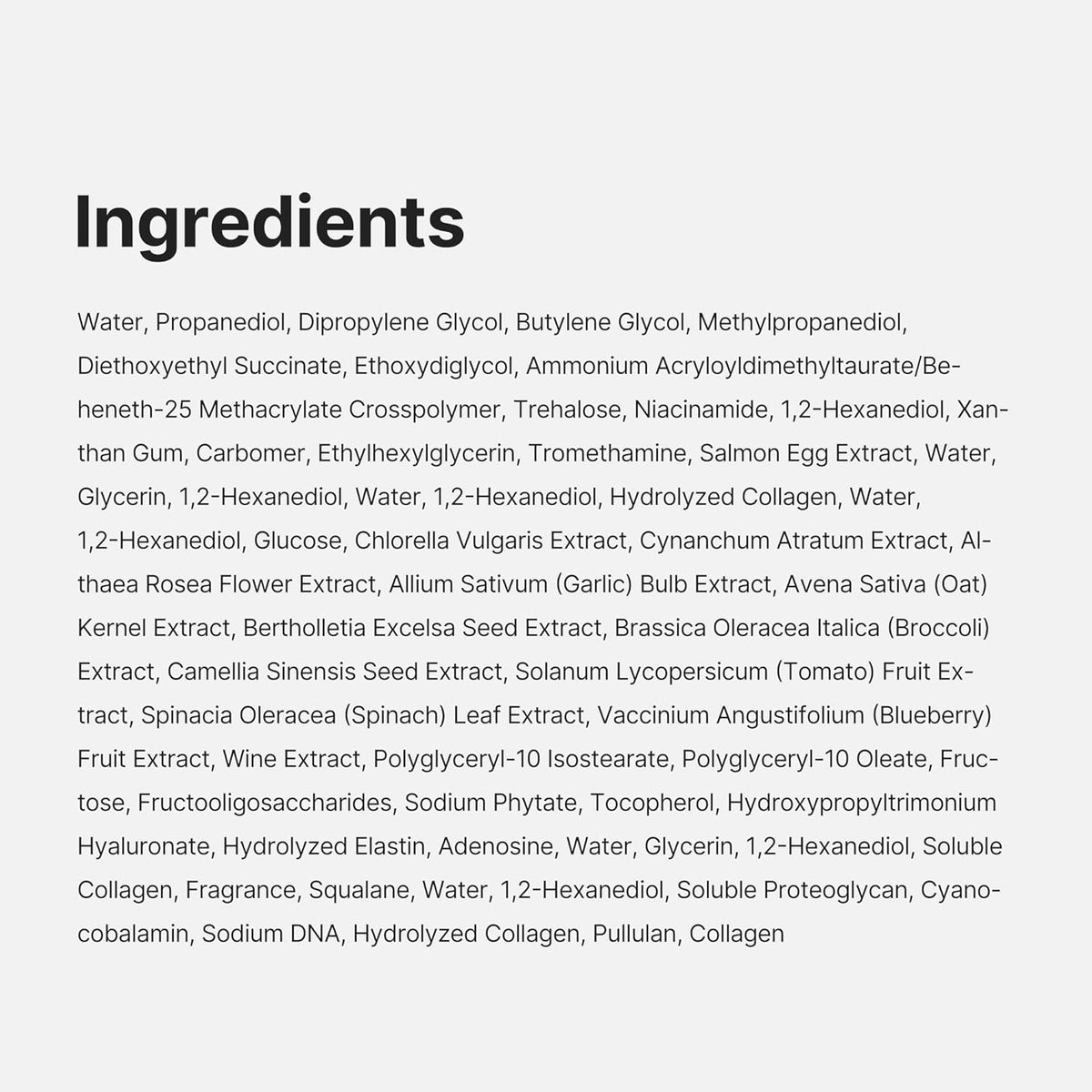 Collagen Jelly Cream- Niacinamide & Freeze-Dried Hydrolyzed Collagen-Boosts Skin Barrier Hydration & Gives 24H Glow & Firmer Looking Skin | No Artificial Color, Korean Skincare (3.71 Fl.Oz.)