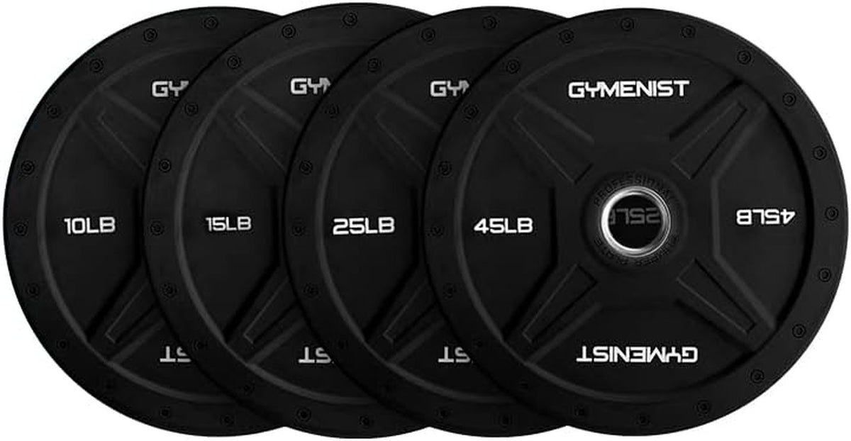 Bumper Plates Is Made for 2 Inch Olympic Bars, Available from 10 LB up to 55 LB Black or Multi Color Premium Commercial Gym