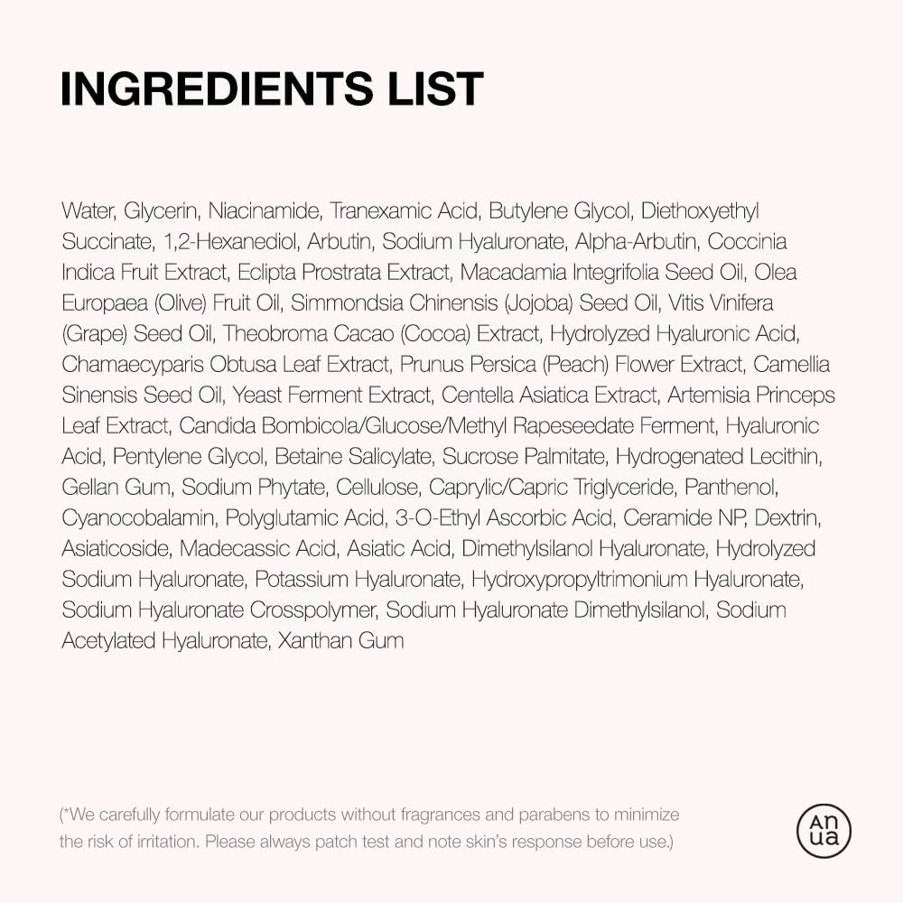 Niacinamide 10 + TXA 4 Serum, Hyaluronic Acid, Tranexamic Acid, Facial Serum for Glass Skin, Clarifying, Radiant Complexion with Natural Color, Korean Skin Care (30Ml /1.01 Fl.Oz)