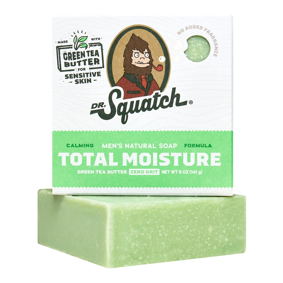 Green Tea Butter Total Moisture Natural Bar Soap for Men, 5 Oz