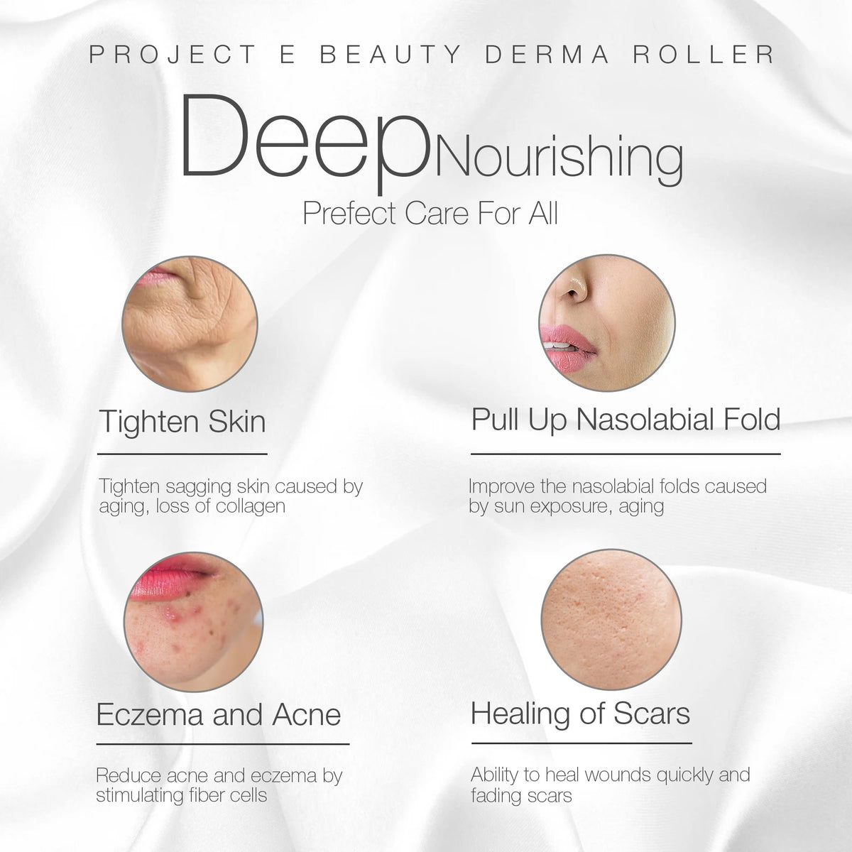 the Derma Roller | 540 Titanium Microneedle Facial Tool | for Smoother Skin