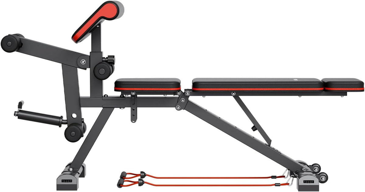 Weight Bench Sit up Bench for Home Gym Strength Training Workout Adjustable