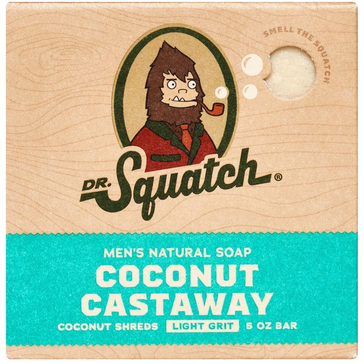 (3 Pack)  Coconut Castaway Natural Bar Soap for Men, 5 Oz