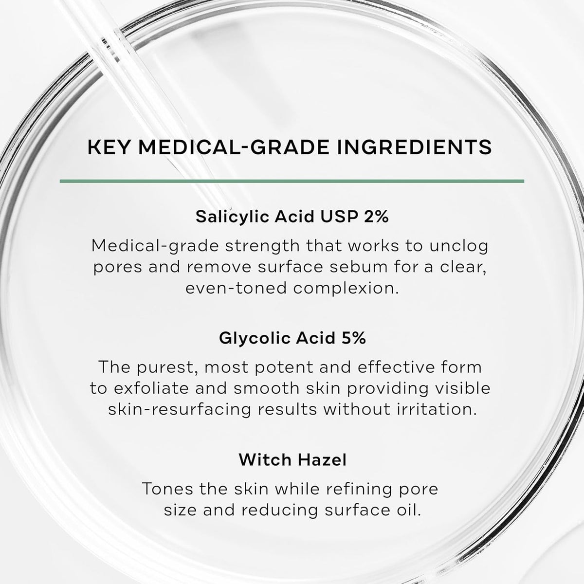 Gly-Sal Clarifying Acne Pads, 60 Count, Medical-Grade Glycolic Acid & 2% Salicylic Acid Exfoliating Pads for Acne-Prone Skin, Help Clear Blemishes & Refine Pores, Non-Oily