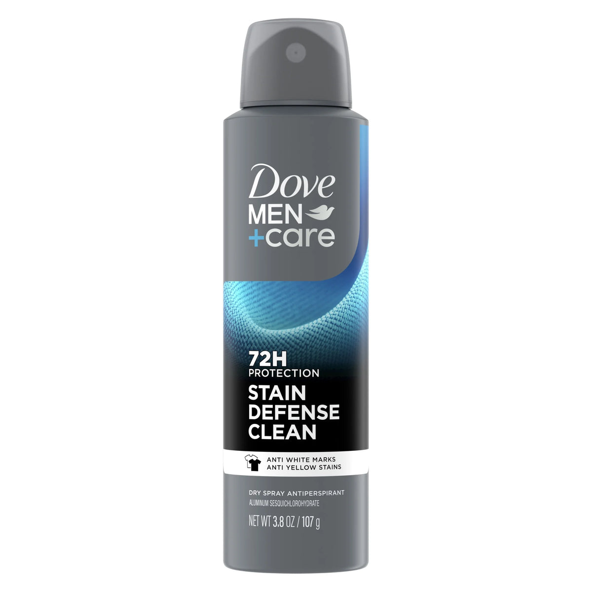 Antiperspirant Deodorant Spray for Men Stain Defense Clean, 3.8 Oz 2 Count