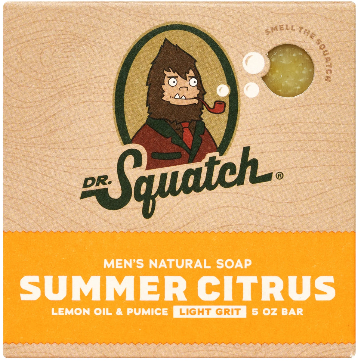 Summer Citrus Natural Bar Soap for Men, 5 Oz