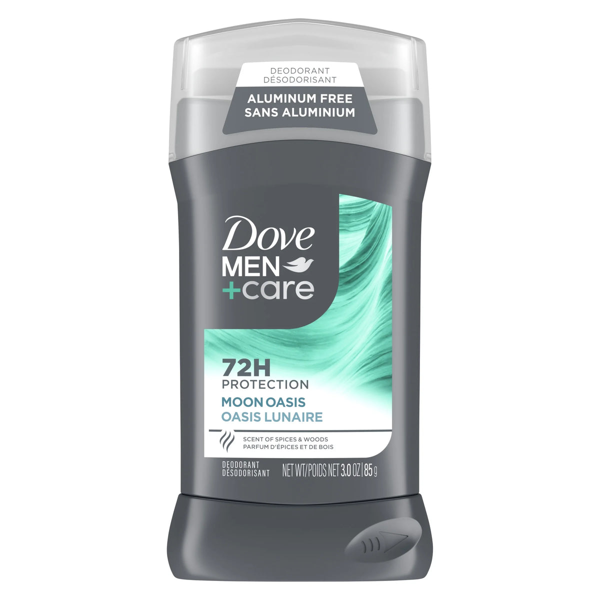 (3 Pack)  Deodorant for Men Moon Oasis Aluminum-Free, 3.Oz