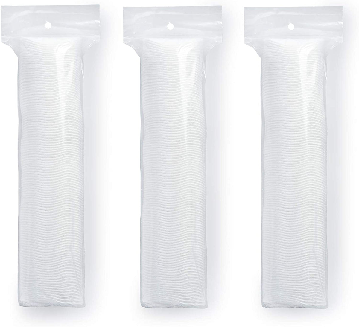 Simply Soft Cotton Rounds (300 Count), 100% Cotton Absorbent and Textured Cotton Pads, Lint-Free