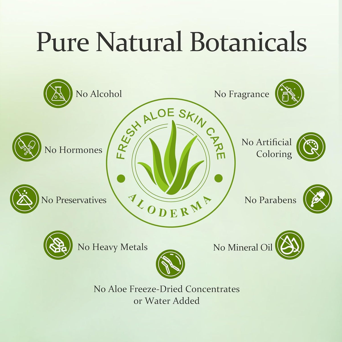 Organic Aloe Vera Gel for Face & Body, 96% Pure Aloe Gel Made within 12 Hours of Harvest, Ideal for Skin, Scalp, & Hair Hydration, Calming Moisturizer for Soothing after Sun Care, 7.05Oz