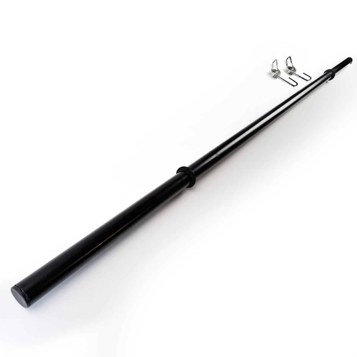Barbell Standard 4.5 Foot Weight Lifting Bar with Collars – (Best for Use with Vinyl Weight Plates)