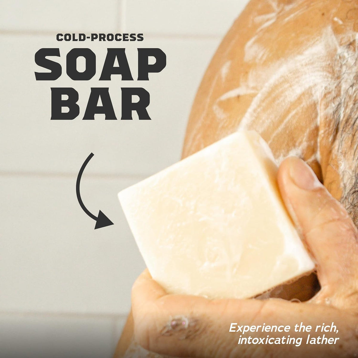 Natural Bar Soap for Men - Cold Process Soap with No Harsh Chemicals - Pine Tar, Cedar Citrus & Bay Rum (5 Oz, 3-Pack)
