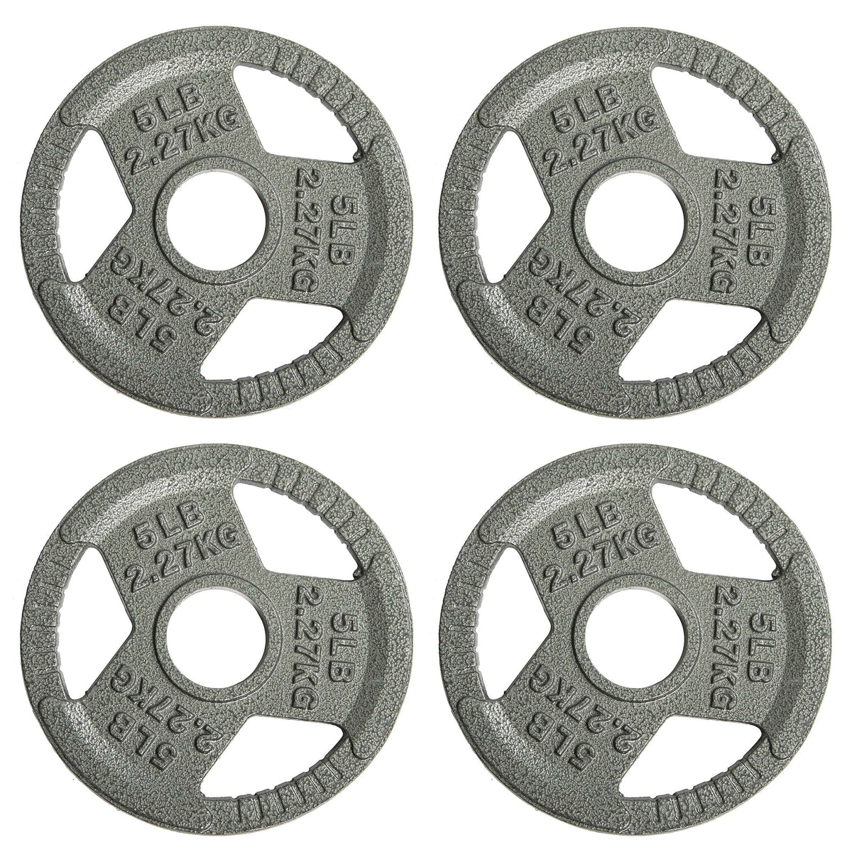 20Lb 2-Inch Olympic Cast Iron Weight Plate, Durable, Rust-Resistant Strength Training Plates for Weightlifting, Crossfit, and Home Gym Workouts