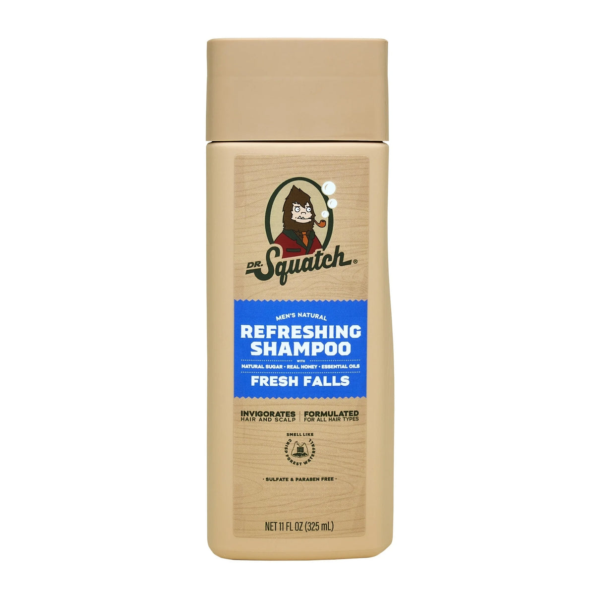 Fresh Falls Natural Hair Shampoo for Men, 11 Fl Oz