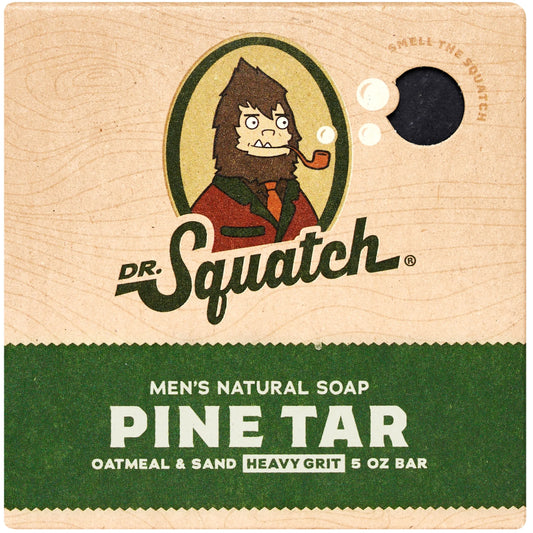Pine Tar Natural Bar Soap for Men, 5 Oz