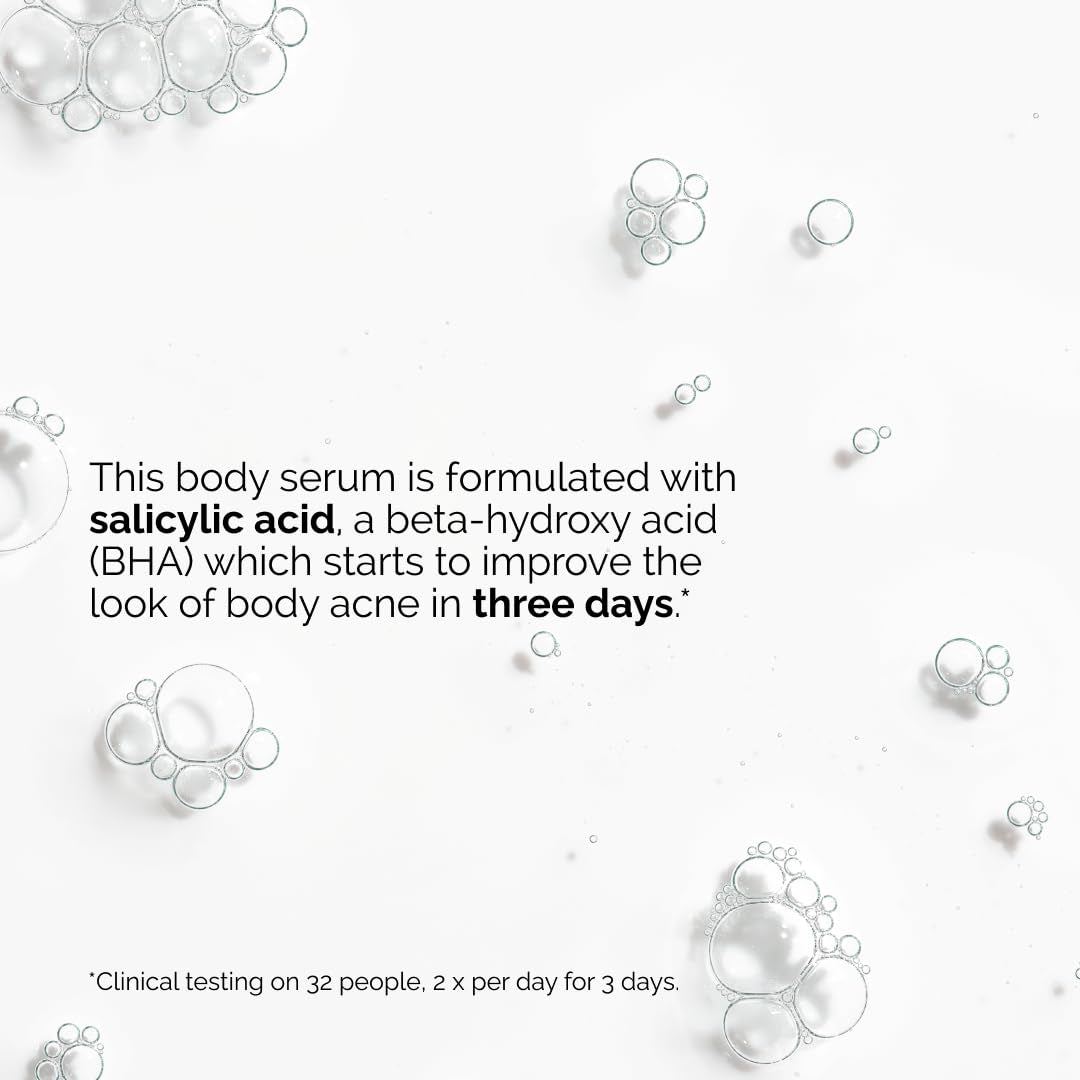 The Ordinary Salicylic Acid 0.5% Body Serum, Exfoliating Treatment for Acne-Prone Skin, 8.1 Fl Oz