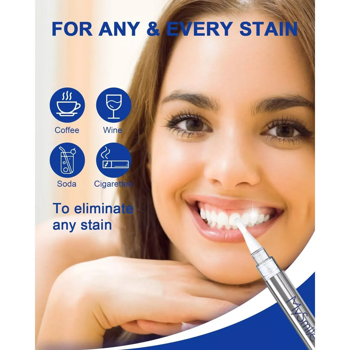 Deluxe Teeth Whitening Kit with 28-LED Light, 4X Teeth Whitening Pen Whitening Gel Refills, 10Mins Results, Remove 10 Years of Stains